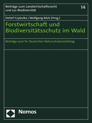 cover image of Forstwirtschaft und Biodiversitätsschutz im Wald